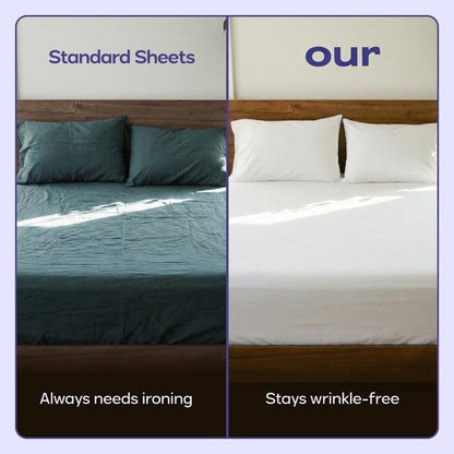 EasyFit sheets - silky soft, breathable, and wrinkle-resistant